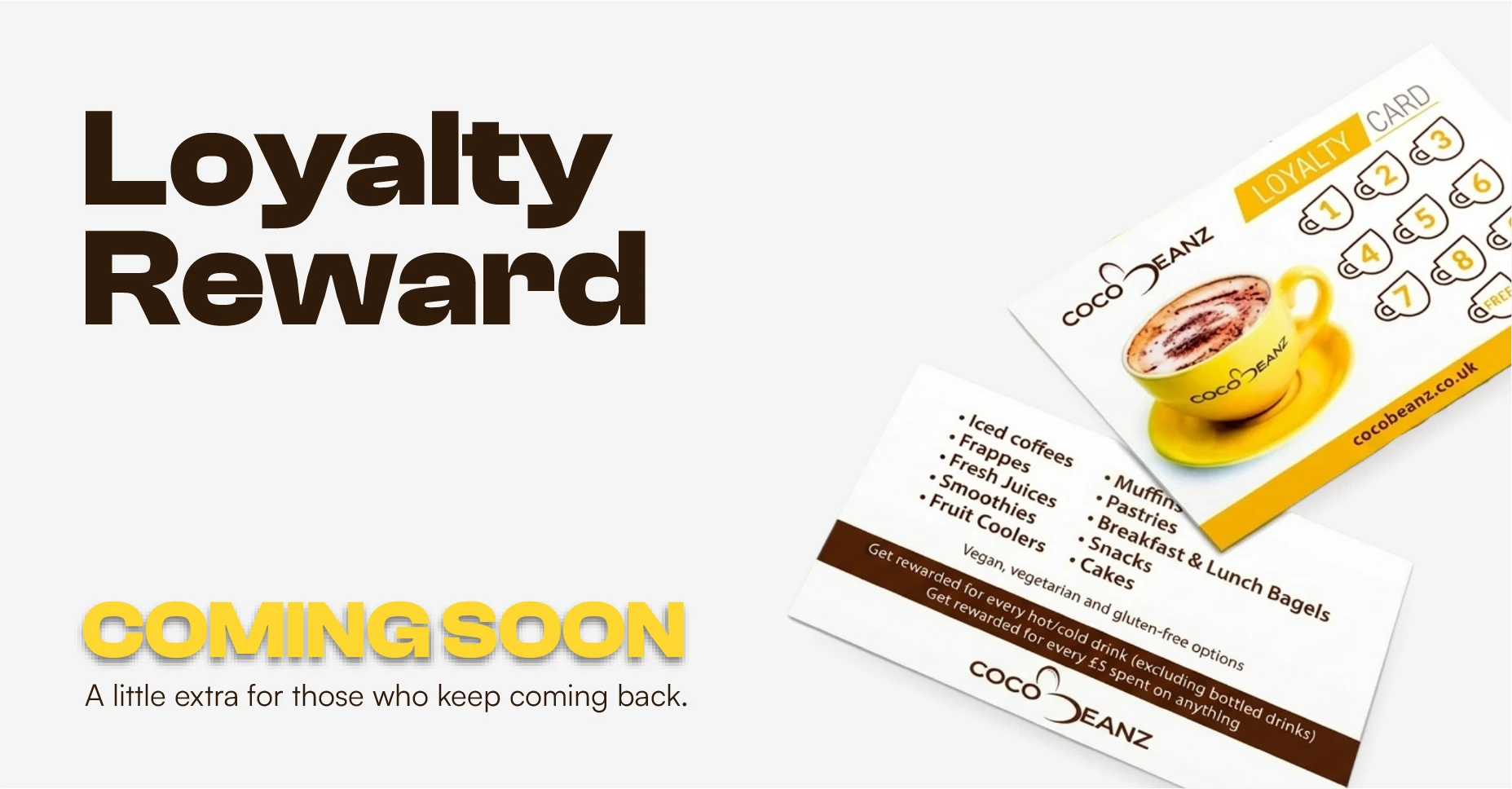 CocoBeanz Specials Promotion